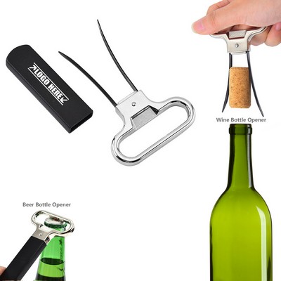 Versatile 2" 1 Wine Bottle Opener Cork Removal