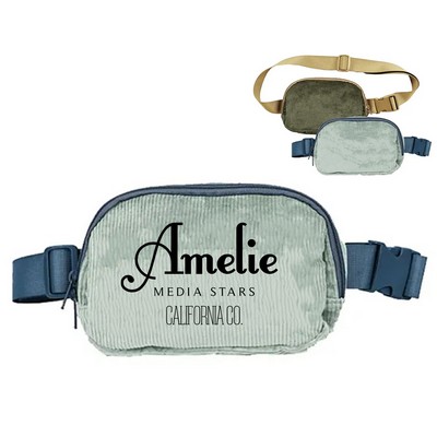 Corduroy Fanny Pack
