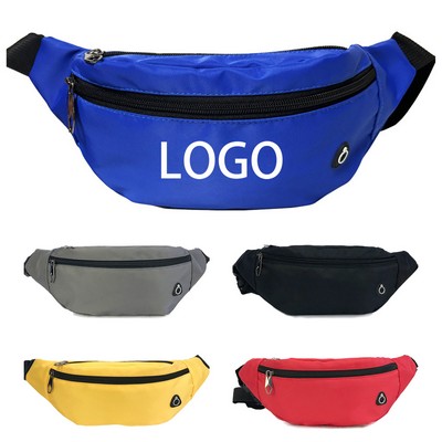 Fanny Pack with Zippers