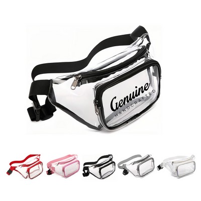 Adjustable Clear Pvc Fanny Pack