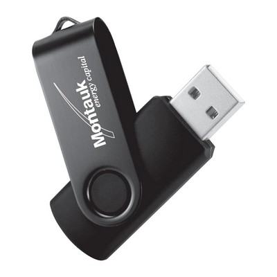 8GB Rotating 2Tone Flash Drive
