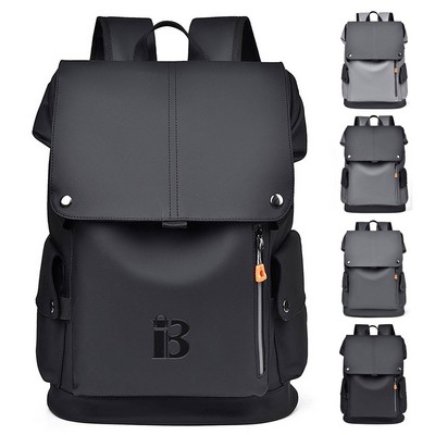 Pu Leather School Casual Backpack