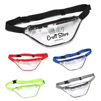 Water-resistant Clear Fanny Pack