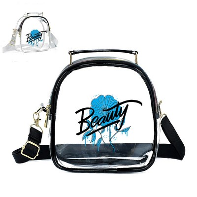 Clear PVC Crossbody Bag