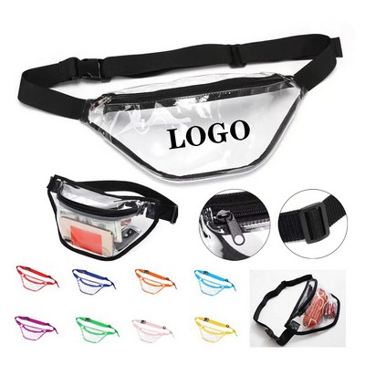 Clear PVC Waist Pack with Waterproof Protection