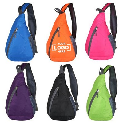 Korean version men's chest bag women's single shoulder crossbody bag outdoor travel foldable single