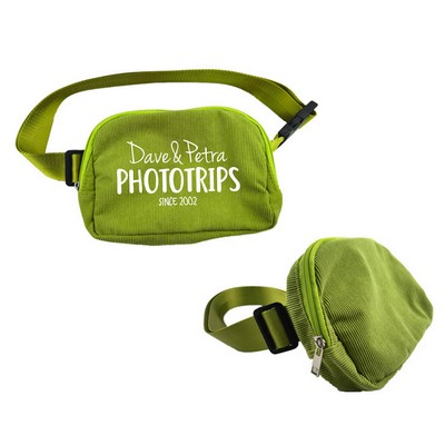 Corduroy Outdoor Fanny Pack