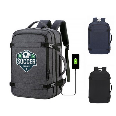 16" USB Large Multifunction Backpack