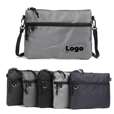Large Capacity Outdoor Leisure Sling Bag w/ Adjustable Strap