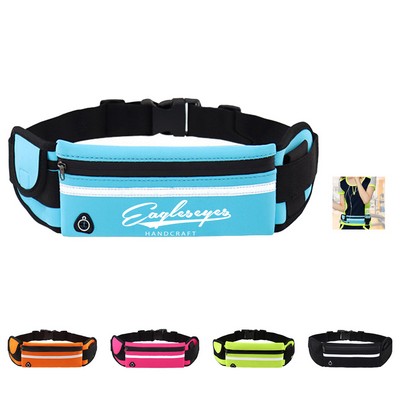 Fanny Pack with Earphone Hole