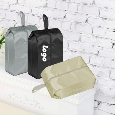 210D Waterproof Travel Shoe Tote with Zip