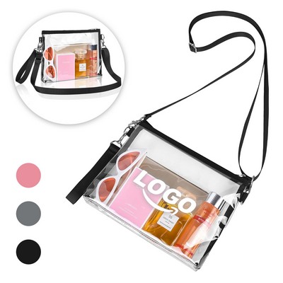 Transparent PVC Crossbody Bag