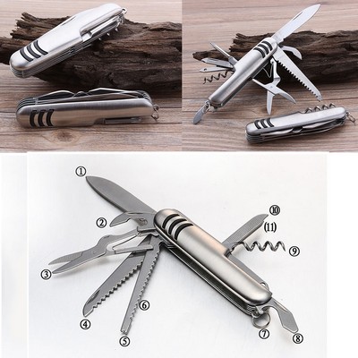11-in-1 Multi Functions Survival Tool