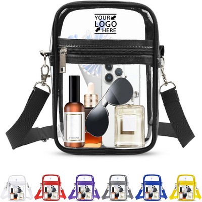 Clear Crossbody Bag Purse Handbag Adjustable Shoulder Strap