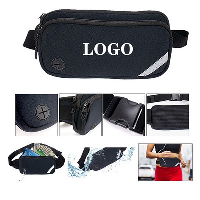 Waterproof Active Waist Bag - Nylon Construction