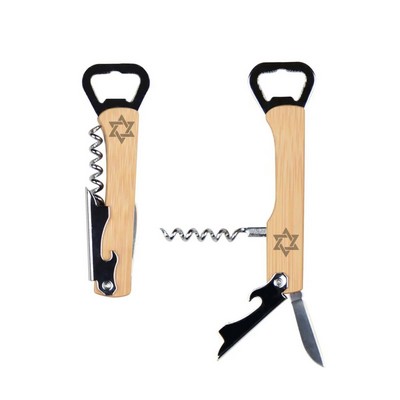 4-In-1 Waiter's Bottle Opener