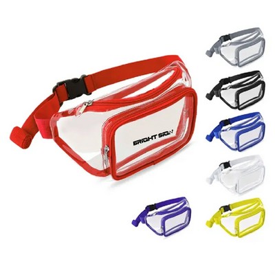 Transparent Stadium-Approved Waist Bag