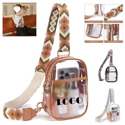 Clear Sling Bag Crossbody Fanny Pack