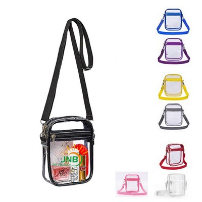 Clear Purse Stadium Transparent Messenger Bag Stadium Approved