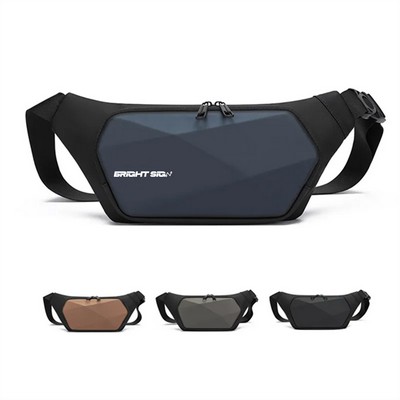 Hard-Shell Waterproof Crossbody Bag